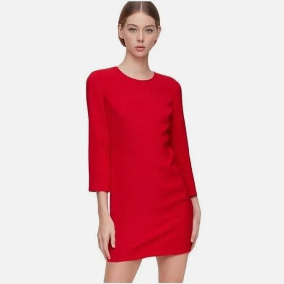 Aritzia Babaton Noah Red Mini Dress - Picture 1 of 10